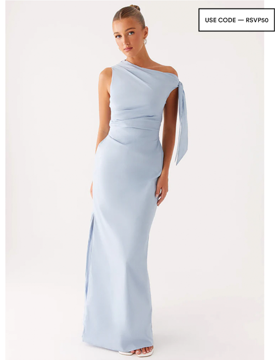 Marella Maxi Dress - Blue