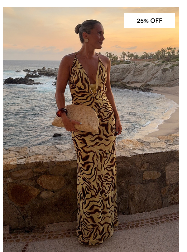 Andorra Maxi Dress - White Polkadot