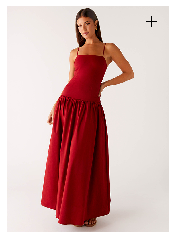 Vince Cami Maxi Dress - Deep Red 