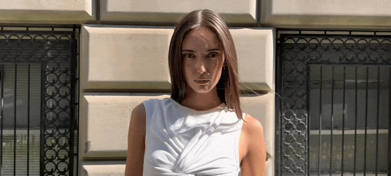 Kaleo Cropped T-Shirt - White