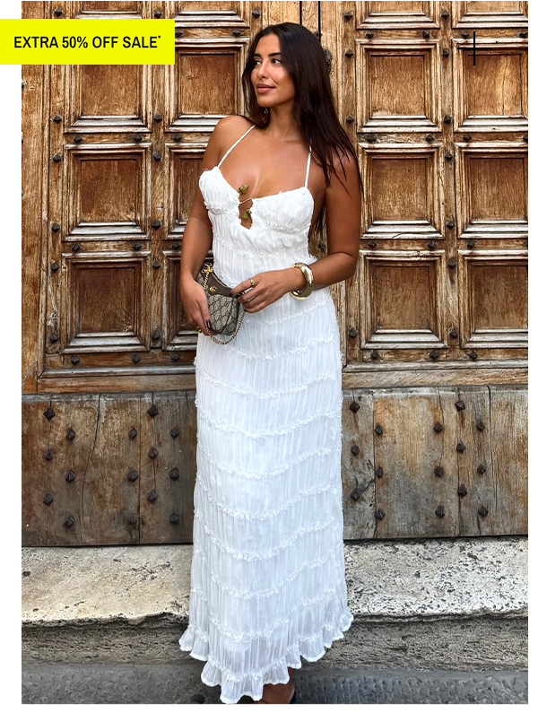 Darwin Maxi Dress - White 