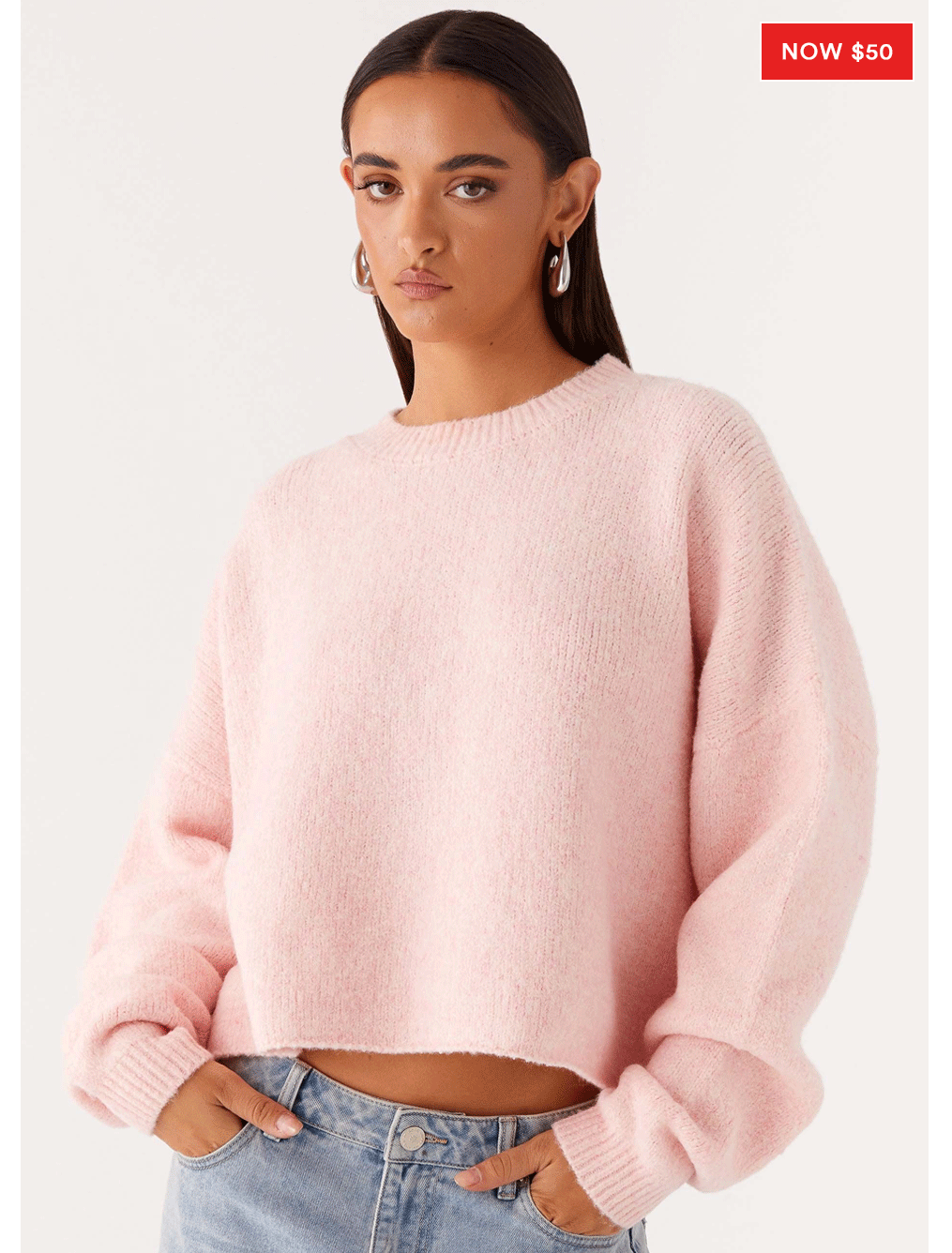 Lilah Knit Jumper - Pink