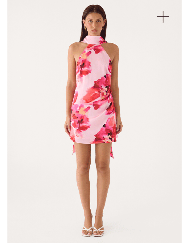 Rosey Cheeks Mini Dress - Pink