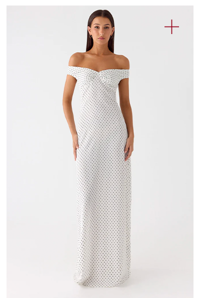 Melany Maxi Dress - White 