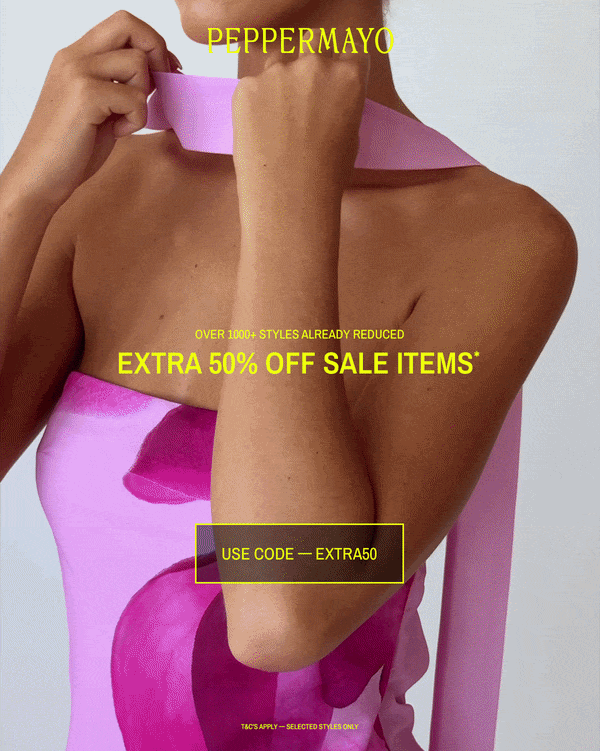 SHOP EXTRA 50% OFF SALE
