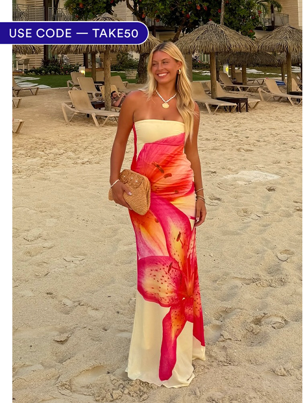 Darcy Maxi Dress - Yellow Floral
