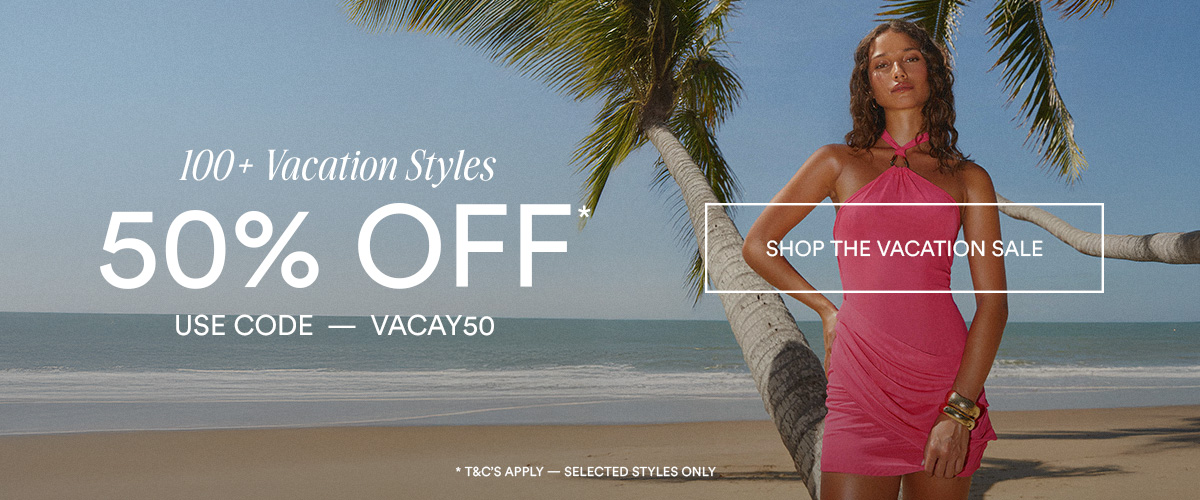 SHOP THE VACATION SALE