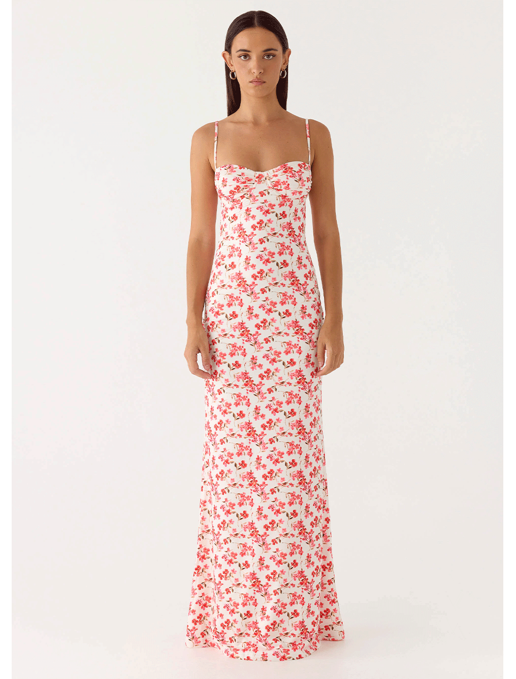 Vamonos Maxi Dress - Porcelain Rose