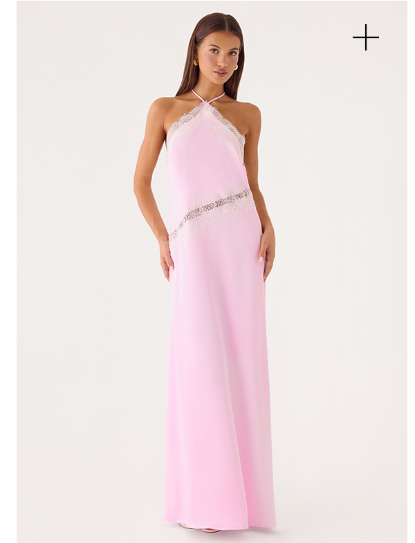 Orvian Maxi Dress - Pink