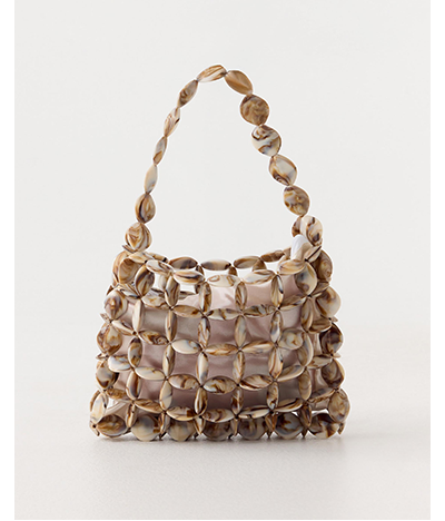 Tickled Pink Bag - Cream