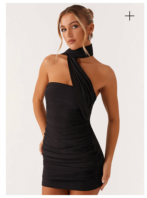 BREAKING NEWS MINI DRESS