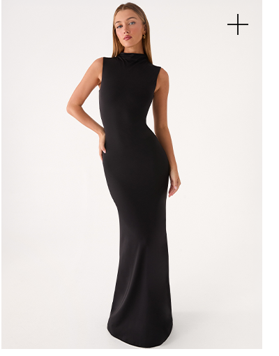 On My Time Maxi Dress - Black