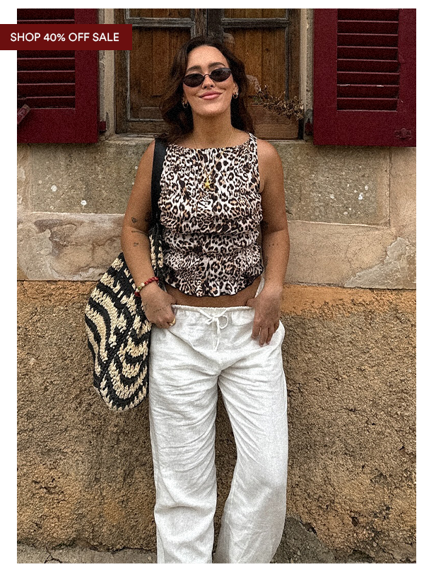 @lucrebernardo - Cherish You Top & Fresh Face Linen Pants - White