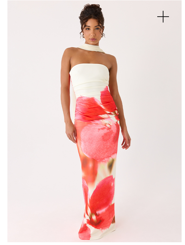 Libra Maxi Dress  - Porcelain Rose,