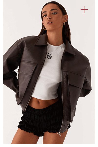 Lula Bomber Jacket - Chocolate