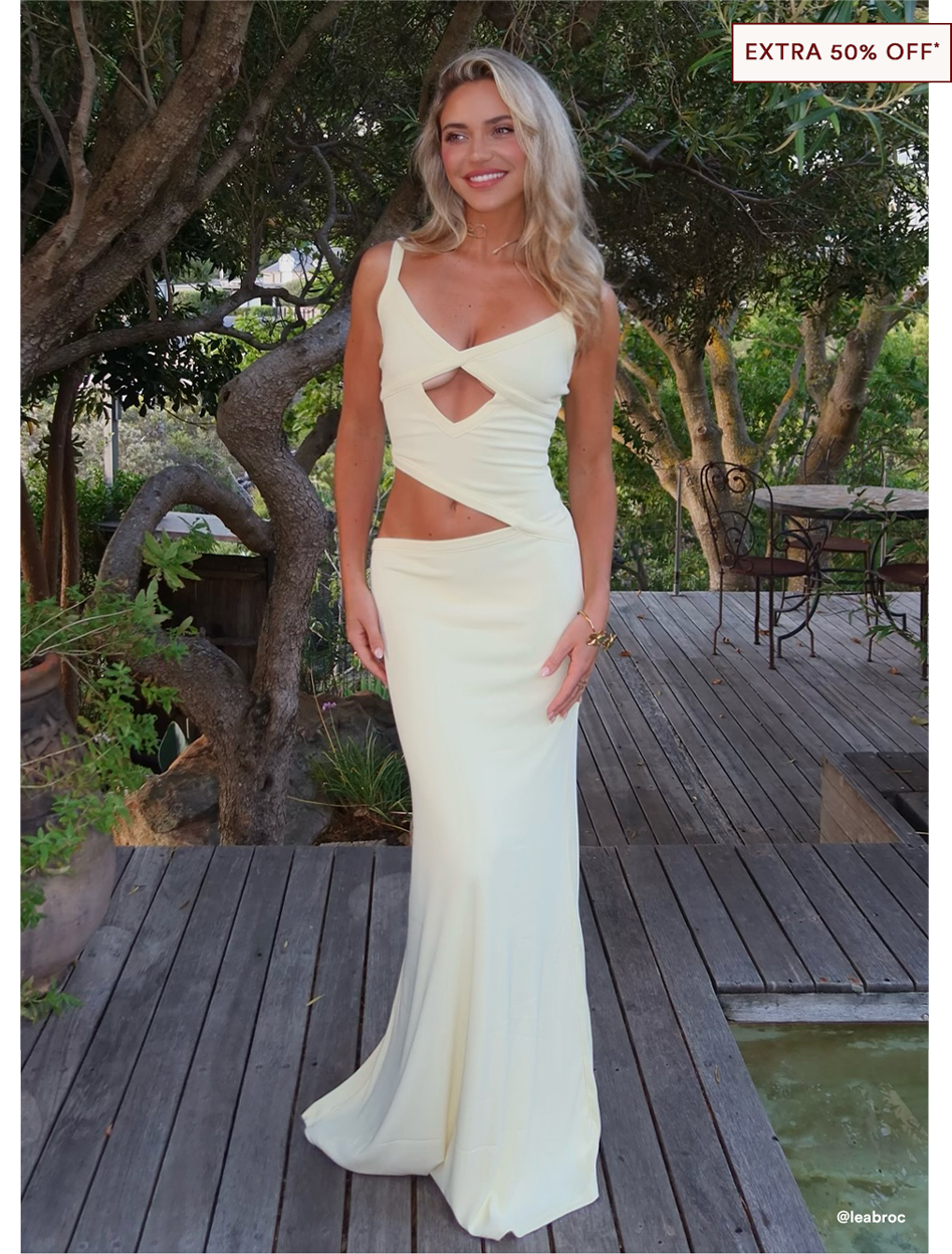 Jocelyn Maxi Dress - Yellow