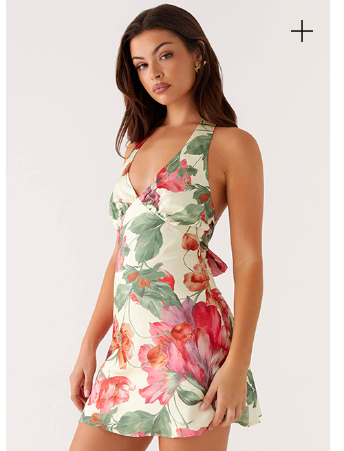 Mallory Mini Dress Cherry Red