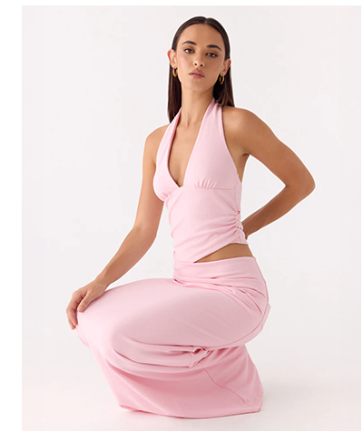 Almost Love Maxi Dress - Pink