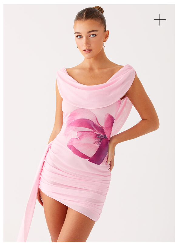 Good Fortune Dress - Pink