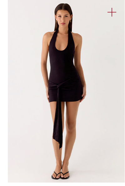 Vedetta Mini Dress - Black,