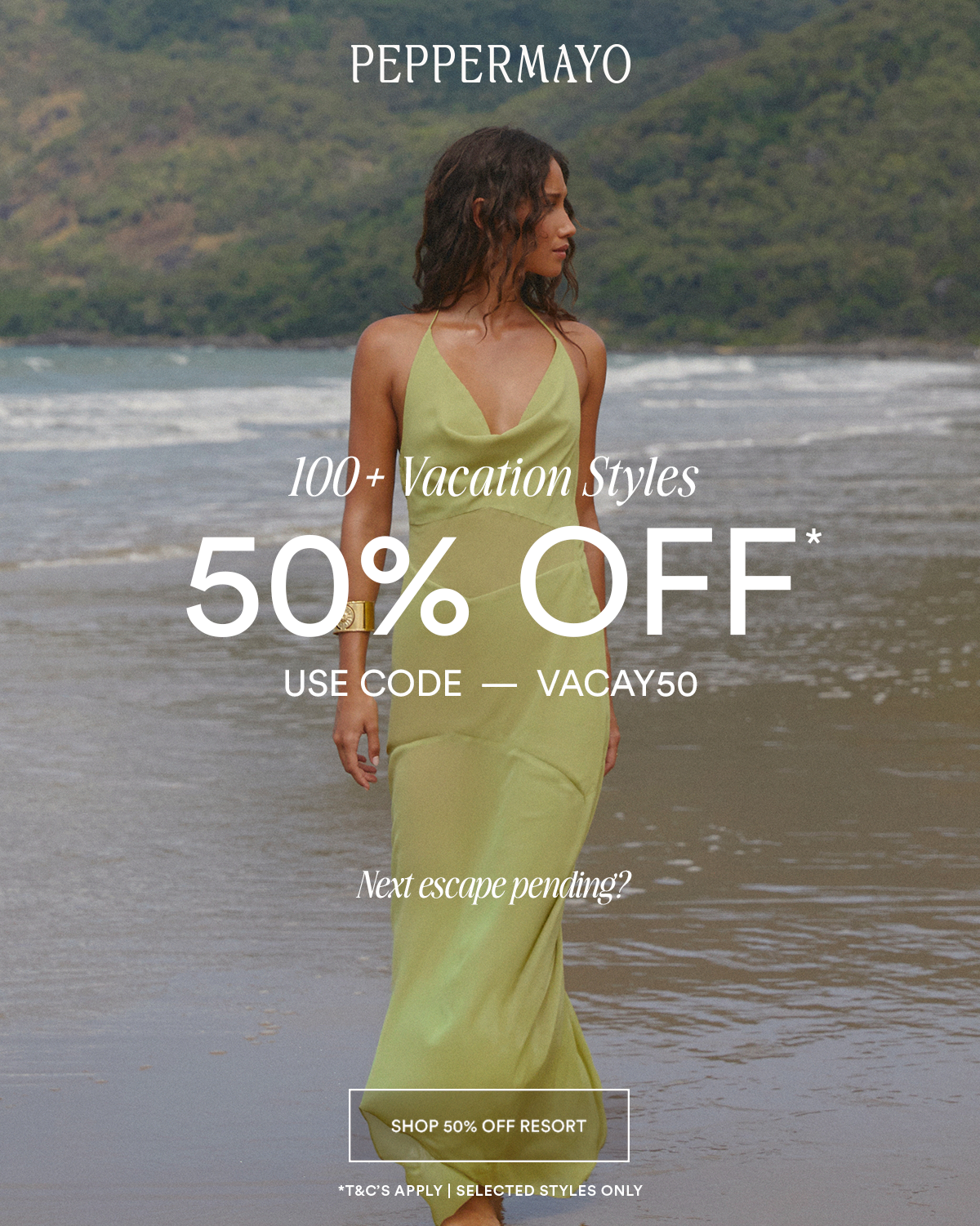 50% OFF RESORT