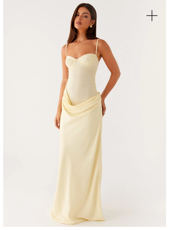 Romy Maxi Dress - Yellow