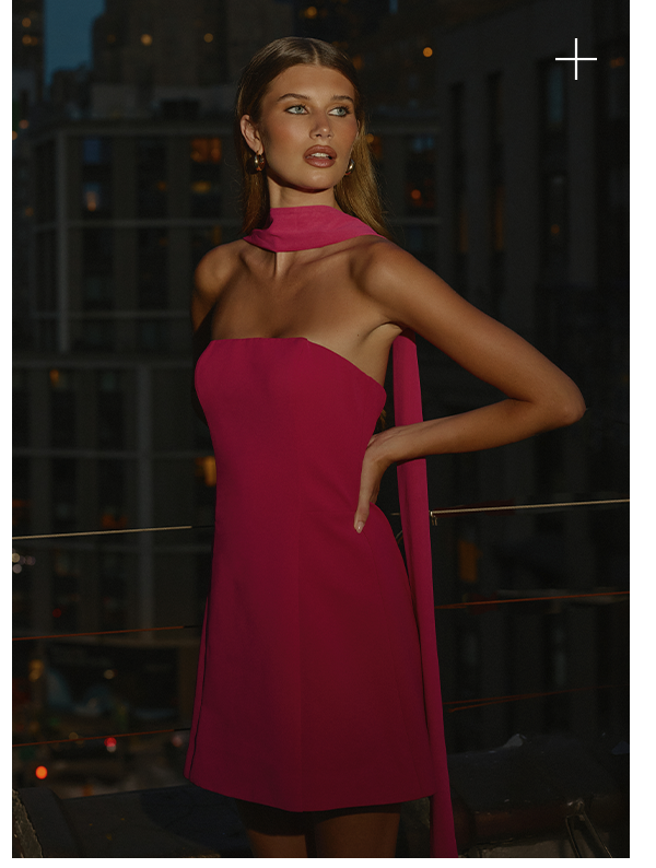 For Love Mini Dress - Fuchsia