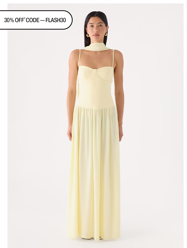 On My Page Maxi Dress - Yellow