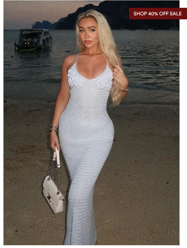 @geestretton - Zara Rose Crochet Maxi - Blue
