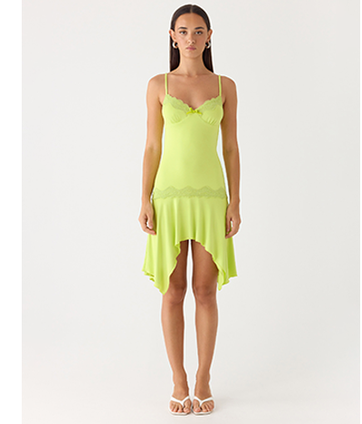 queen-card-mini-dress-lime