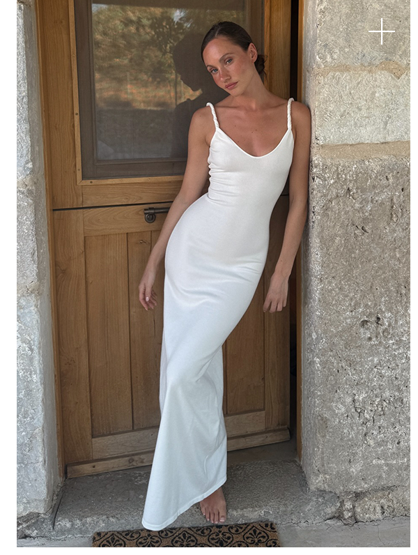 @eatwithbonnie_ in Anastasia Maxi Dress - Ivory