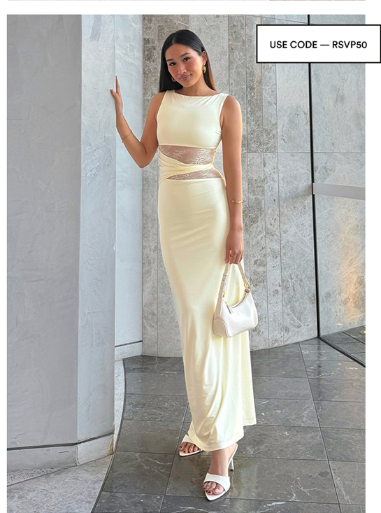 Karma Maxi Dress - Yellow