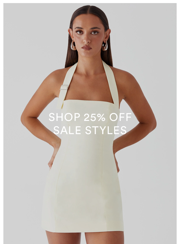 SHOP 25% OFF SALE