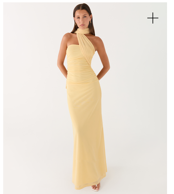 Songbird Maxi Dress - Yellow