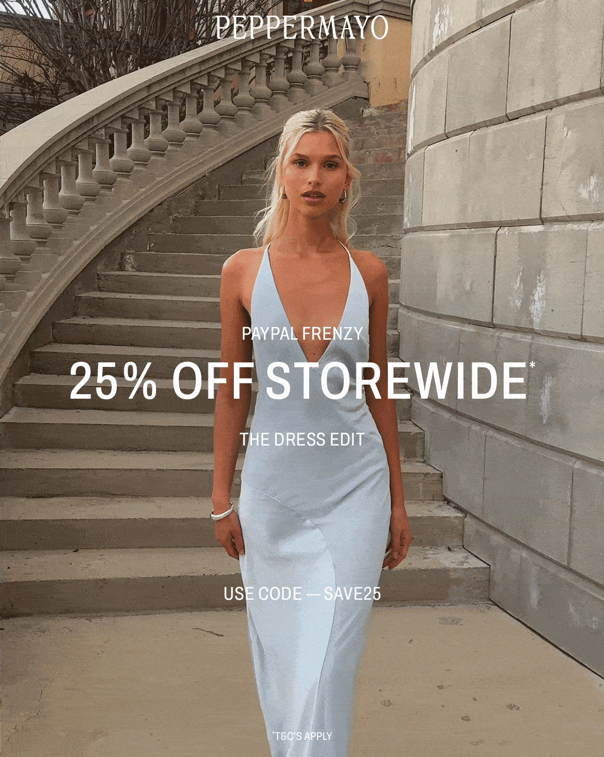 SHOP 25% OFF DRESSES