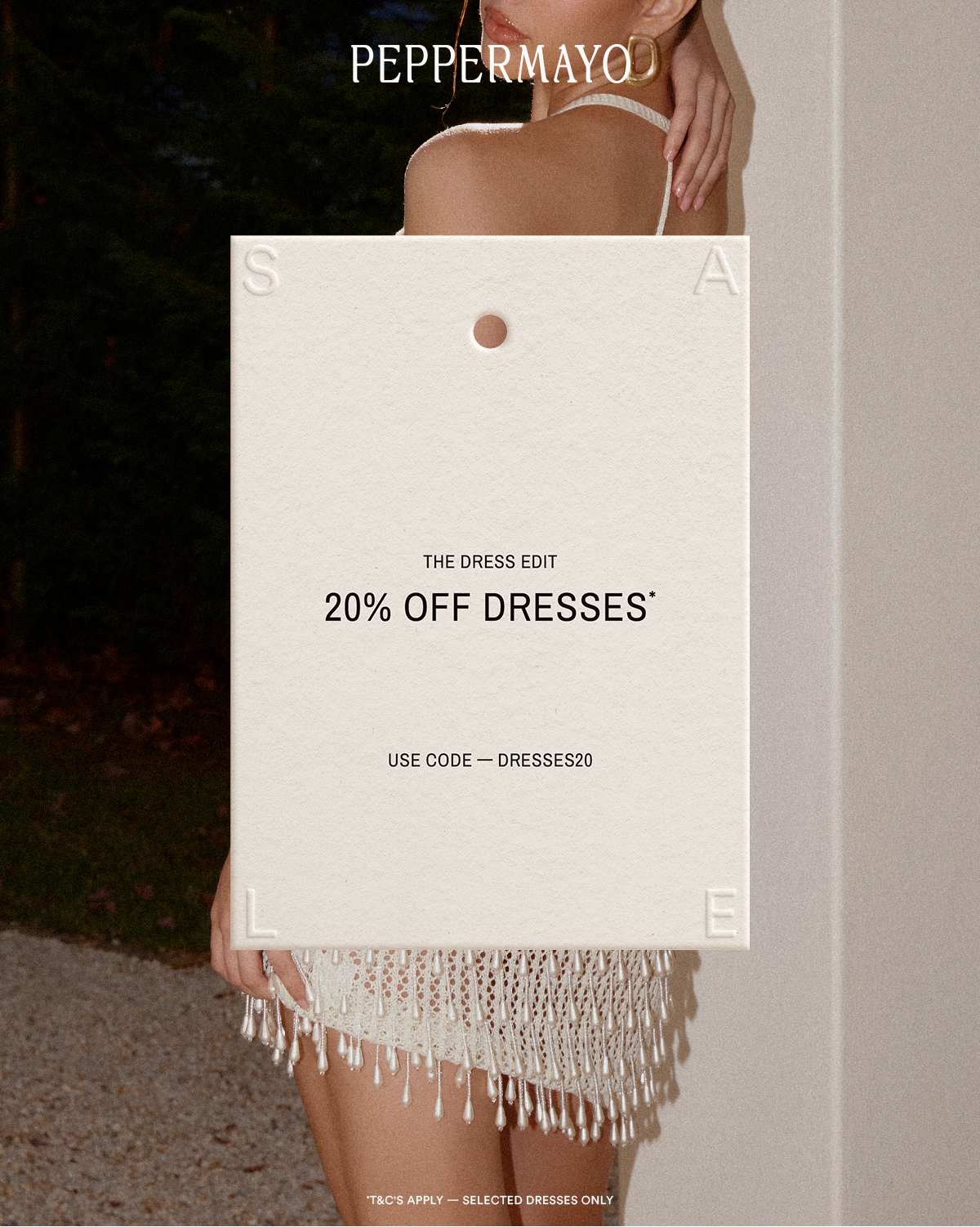 SHOP 20% OFF DRESSES