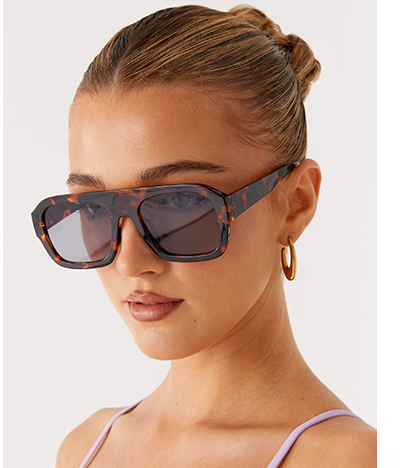 Caffine Hit Sunglasses - Tort