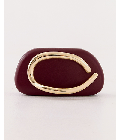 Avenna Clutch Bag - Maroon