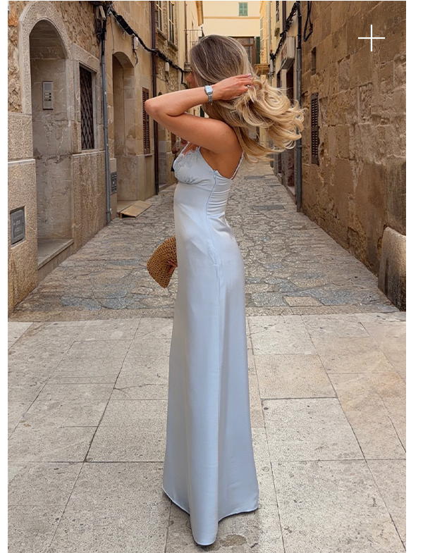 Sunniva Maxi Dress - Blue