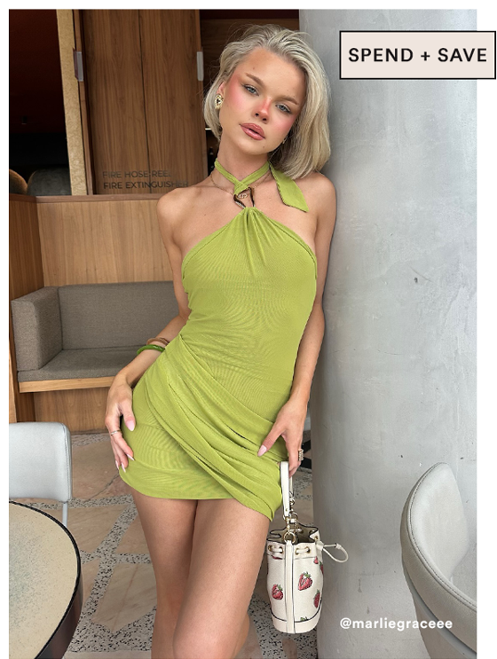 Henrietta Mini Dress - Citrus