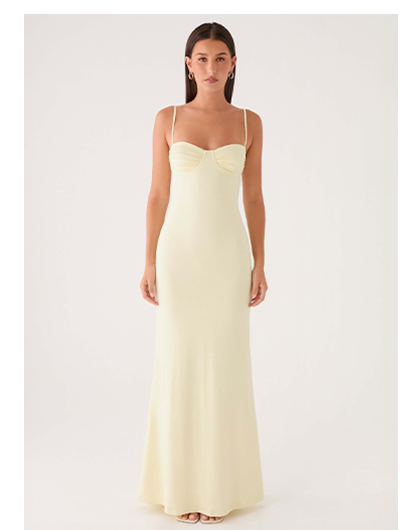 Vamonos Maxi Dress - Yellow