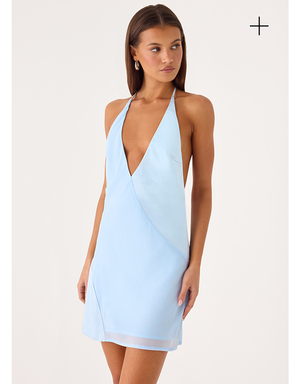 Ellopez Mini Dress - Blue