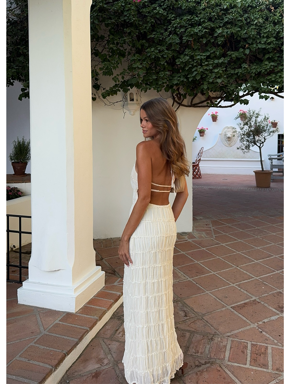Aullie Maxi Dress - Ivory