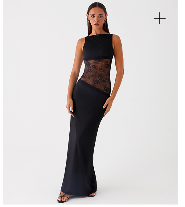 Lucinda Maxi Dress - Black