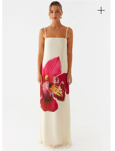 Darcy Maxi Dress - Green Floral