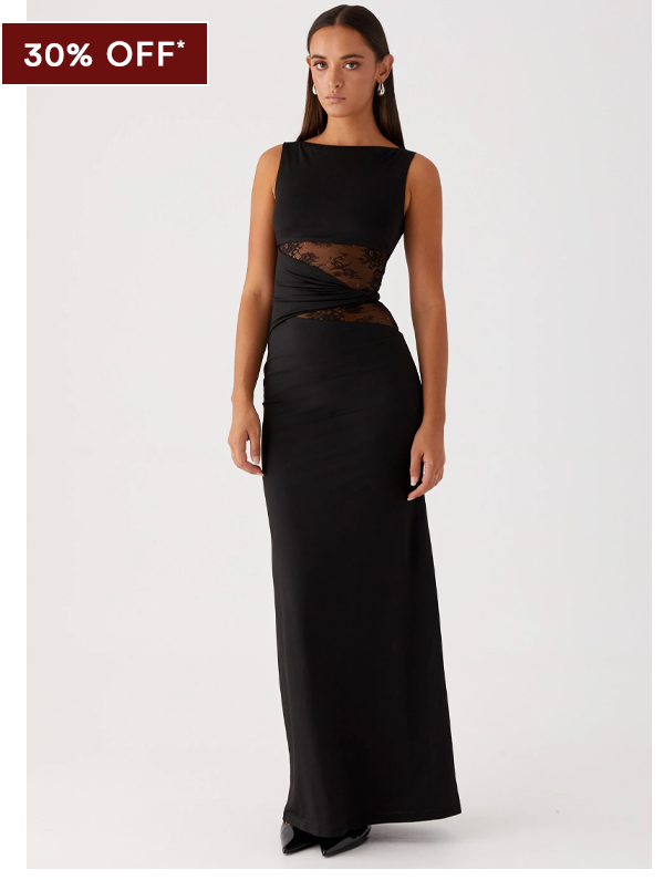 Karma Maxi Dress - Black