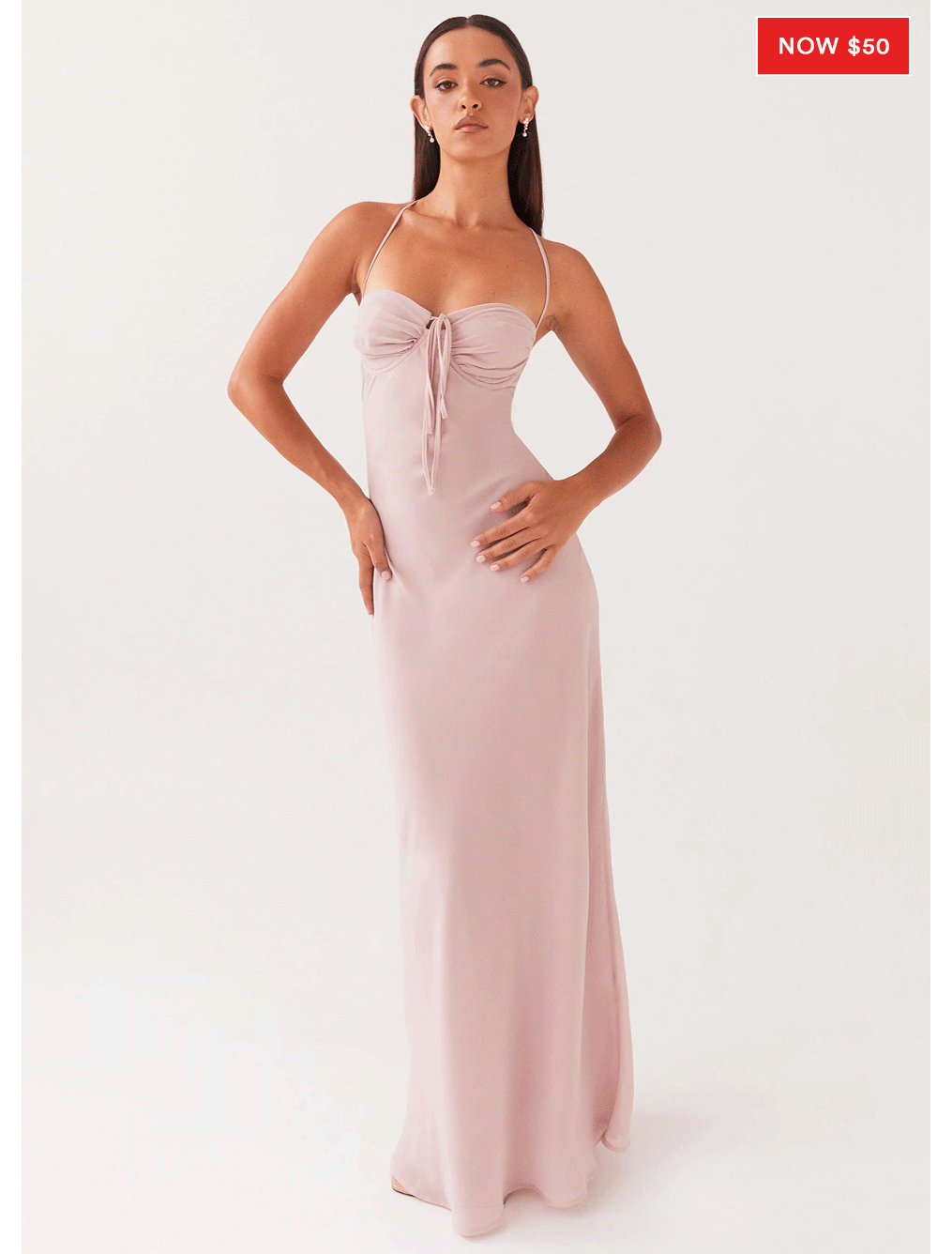 Aveline Maxi Dress - Mauve