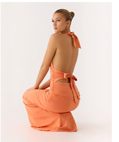  Ilaria Maxi Dress - Apricot