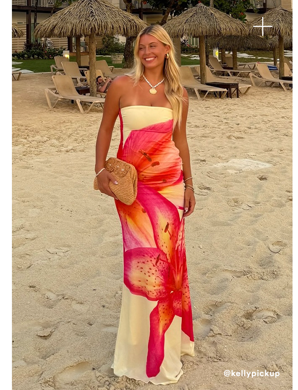 Darcy Maxi Dress - Yellow Floral