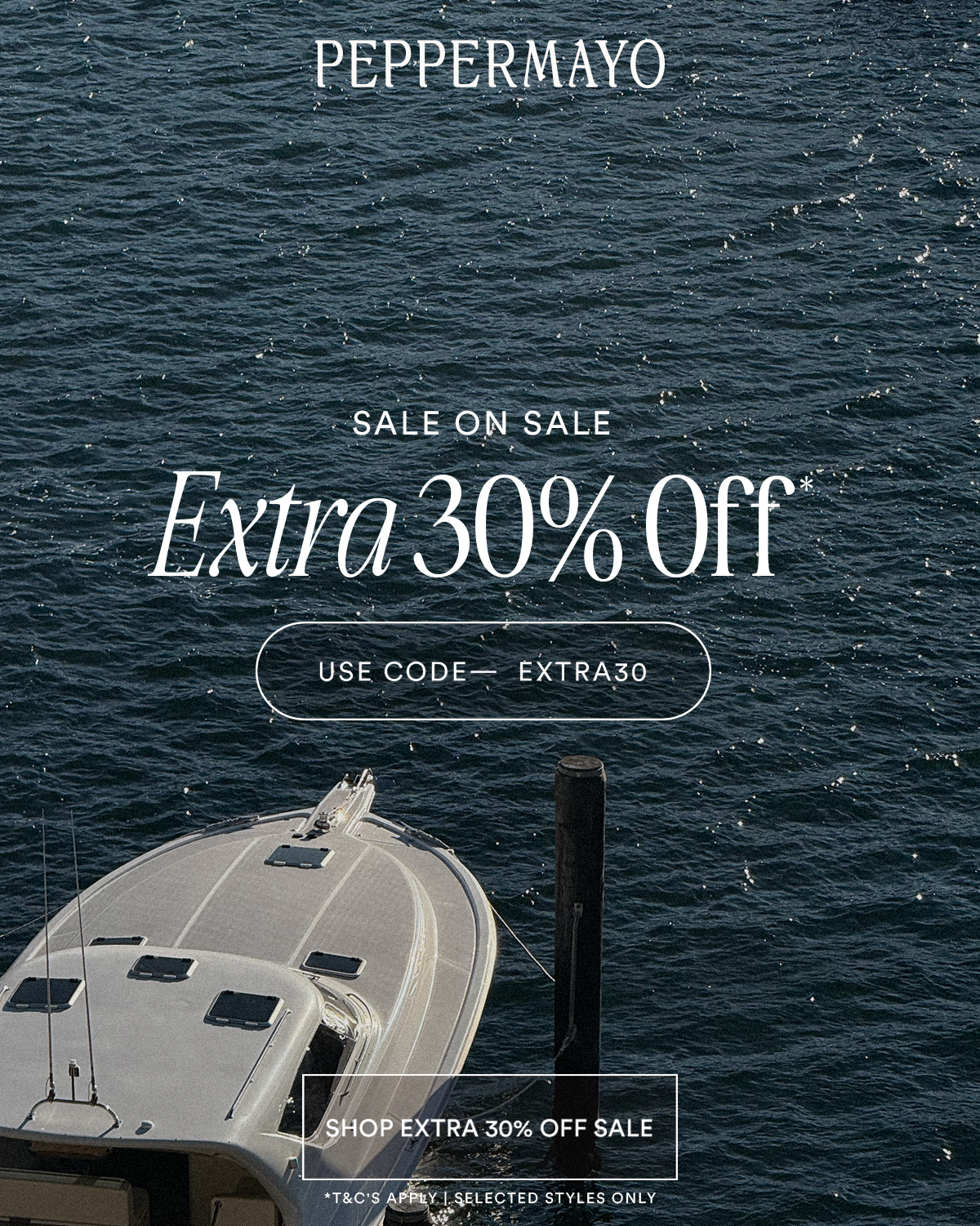 SHOP EXTRA 30% OFF SALE